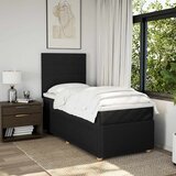  Box spring krevet s madracem crni 80 x 200 cm od tkanine | shoptok.hr