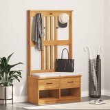 vidaXL drvo za dvoranu sandens 87x40x159,5 cm puno drvo bor | shoptok.hr