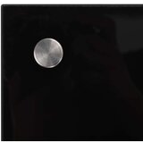 vidaXL Kuhinjska zaščitna obloga 2 kosa črna 70x50 cm kaljeno steklo | Shoptok.si
