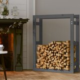  Stalak za drva za ogrjev sivi 80x25x100 cm od masivne borovine | Eponuda.ba