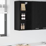 Viseći ormarić Crni hrast 40 x 29,5 x 80 cm Konstruirano drvo | shoptok.hr