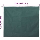 vidaXL Koprena za rastline iz flisa z zadrgo 10 kosov 70 g/m² 2,36x2m | Shoptok.si