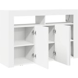  Kreveta S LED lampica Bijelo 116 x 30 x 75 cm Konstruirano drvo | shoptok.hr