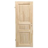 Eurolam Drvena sobna vrata P1 (650 x 2.000 mm, Smjer otvaranja: Lijevo, Smeđa, Središnji položaj: Masivno) u