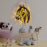 Opviq horse black wall lamp | ePonuda.com