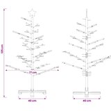  Drveno božićno drvce 125 cm Bambus i masivna borovina | shoptok.hr