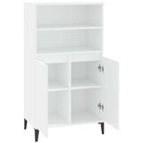  Visoka komoda bijela 60x36x110 cm od konstruiranog drva | shoptok.hr