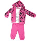  Komplet za bebe 3071, Roze-beli Cene