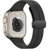 Techsuit Zamjenski remen - Apple Watch 1 / 2 / 3 / 4 / 5 / 6 / 7 / 8 / 9 / SE / SE 2 / Ultra / Ultra 2 (42 / 44 / 45 / 49mm) - Crna KP29285 | shoptok.hr