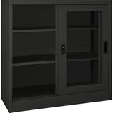 Ormarić s kliznim vratima antracit 90 x 40 x 90 cm čelični | shoptok.hr