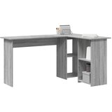  Stol s policom Siva Sonoma 142 x 102 x 73 cm Konstruirano drvo | shoptok.hr