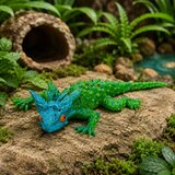  Gumena figura rogatog guštera rastezljiva realistična 20 cm | shoptok.hr