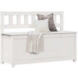 vidaXL klop bela 110x41x76,5 cm trdna borovina | Shoptok.si