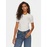 Versace Jeans Couture Majica 76HAHT02 Bela Slim Fit