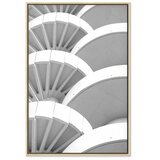  Slika - White Detail (1 Part) Vertical 60x90 U prirodnom drvenom okviru | shoptok.hr