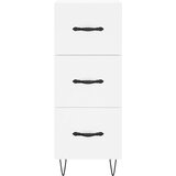  Visoka komoda bijeli 34,5x34x180 cm od konstruiranog drva | shoptok.hr