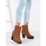 Shelvt GOODIN CAMELOWE BOOTIES ON THE POST | Shoptok.si