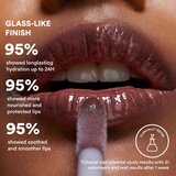 3INA The Color Lip Oil vlažilno olje za ustnice odtenek 575 - Coffee brown, sheer 4 ml | Shoptok.si