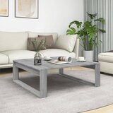  Stolić za kavu boja hrasta 100 x 100 x 35 cm konstruirano drvo | shoptok.hr