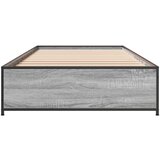  Okvir za krevet boja hrasta 100x200cm konstruirano drvo i metal | shoptok.hr