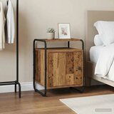  Noćni ormar Staro drvo Konstruirano drvo - Staro drvo 1 | shoptok.hr