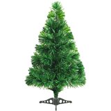 vidaXL Umjetno božićno drvce s optičkim vlaknima 64 cm zeleno | shoptok.hr