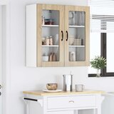  Zidni stakleni ormarić Lucca 2 pcs Hrast sonoma 40 x 31 x 80 cm | shoptok.hr