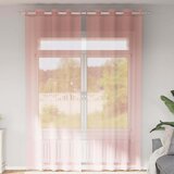 Voile zavjese s ušicama 2 kom narančaste 140x260 cm | shoptok.hr