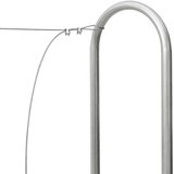  Stalak za drva za ogrjev 200x25x150 cm Pocinčani čelik | shoptok.hr