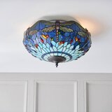 Endon 70722 - plafonsko svetlo tiffany dragonfly 2xE27/60W/230V prečnik 41 cm | Eponuda.com