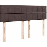  Krevet s oprugama i madracem tamnosmeđi 140 x 190 cm od tkanine | shoptok.hr