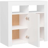 vidaXL Komoda s LED svjetlima bijela 80 x 35 x 75 cm | shoptok.hr