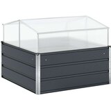  Cvetlično korito Antracit 100 x 100 x 77 cm Cinkana jeklena, (5000207396) | Shoptok.si