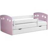 HAPPYKIDS DJEJI KREVET JESSY 180X80 (VIE BOJA)-Bijela/Roza Cijene