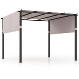  Pergola za terasu 3x3m, terasna pergola, siva | shoptok.hr