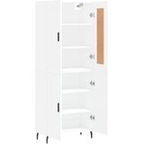  Visoka komoda bijela 69,5x34x180 cm konstruirano drvo | shoptok.hr