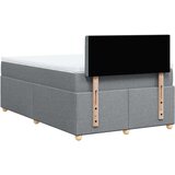  Krevet s oprugama i madracem svjetlosivi 120x190 cm od tkanine | shoptok.hr