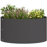  Prsten za saksiju Crna 40 x 40 x 20 cm Čelična vrata | Eponuda.ba