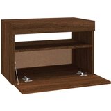 TV omarica 2 kosa z LED lučkami rjavi hrast 60x35x40 cm, (20733260) | Shoptok.si