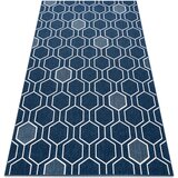 RugsX Preproge Preproga SPRING 20404994 Hexagon niz, zanka - 120x170 cm Modra | Shoptok.si