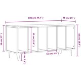  za ploče boja hrasta 100x38x48 cm od konstruiranog drva | shoptok.hr