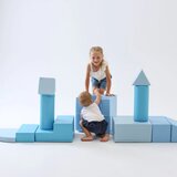  11-delni set mehkih igral, poligon, penaste kocke, moder - NOVO | Shoptok.si