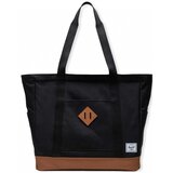 Herschel Heritage Tote - Black/Saddle Brown Crna Cijene