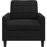  Fotelja crna 60 cm baršunasta | shoptok.hr