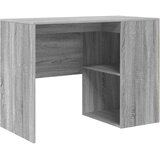 Kutni stol s ladicama Siva Sonoma 102 x 88 x 75 cm | shoptok.hr