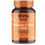 BiVits Activa Vitamin C 500 CINK A60 Cene