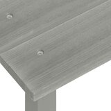  Vrtni stol Adirondack z mizo trden les jelke siv, (20704514) | Shoptok.si