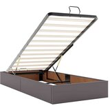  Posteljni okvir z vzmetnico Siva 90 x 200 cm Umetna koža | Shoptok.si