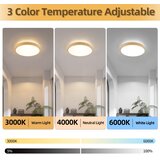  Brilagi-LED prigušiva svetiljka GLASS POOL DOUBLE LED/48W/230V 40 cm dek. drveta + daljinski upravljač | Eponuda.com