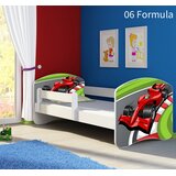  Otroška postelja ACMA z motivom, stransko bela 140x70 cm 06 Formula 1 | Shoptok.si